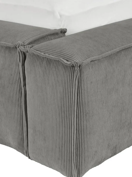 Letto Imbottito In Velluto A Coste Lennon