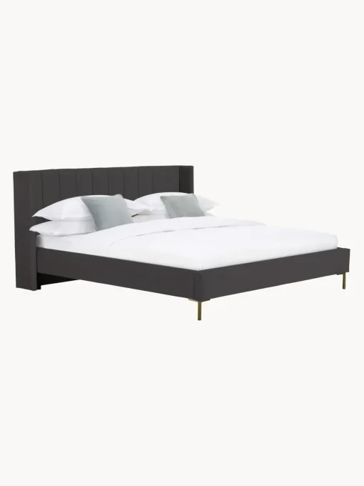 Letto Imbottito In Velluto Dusk