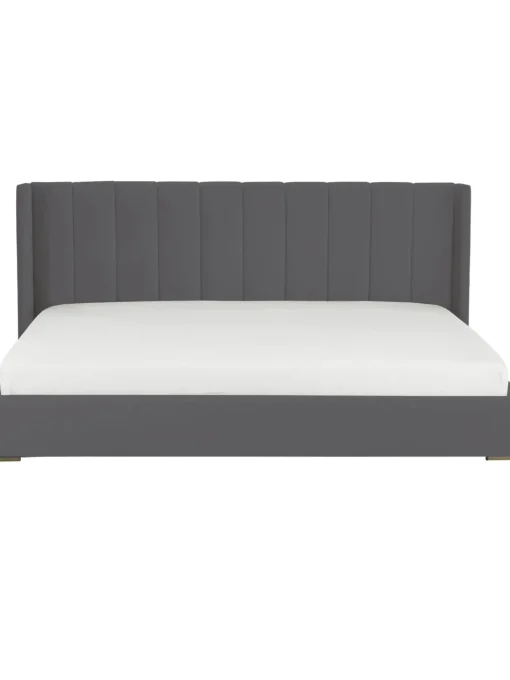 Letto Imbottito In Velluto Dusk