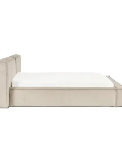 Letto Imbottito In Velluto A Coste Lennon