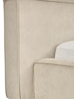 Letto Imbottito In Velluto A Coste Lennon