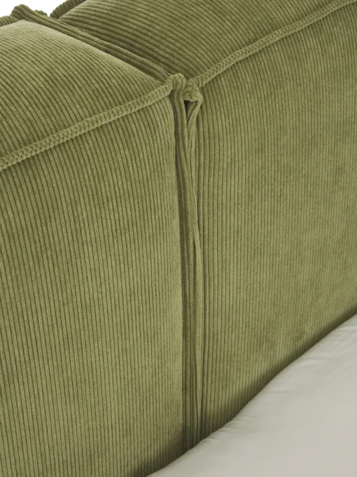Letto Imbottito In Velluto A Coste Lennon