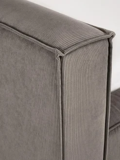 Letto Imbottito In Velluto A Coste Con Contenitore Lennon