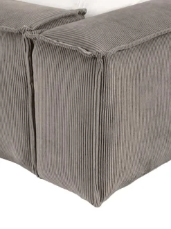 Letto Imbottito In Velluto A Coste Con Contenitore Lennon
