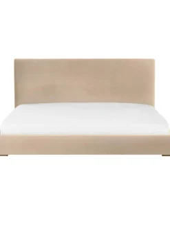 Letto Imbottito In Velluto Peace