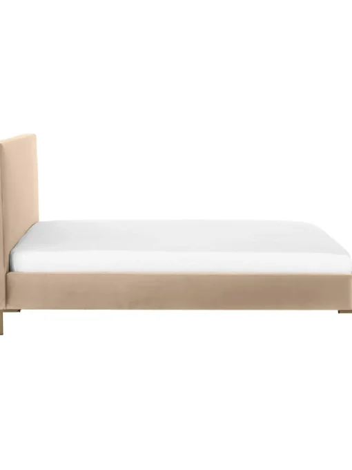 Letto Imbottito In Velluto Peace