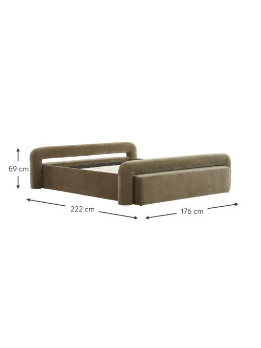 Letto Imbottito Komoro