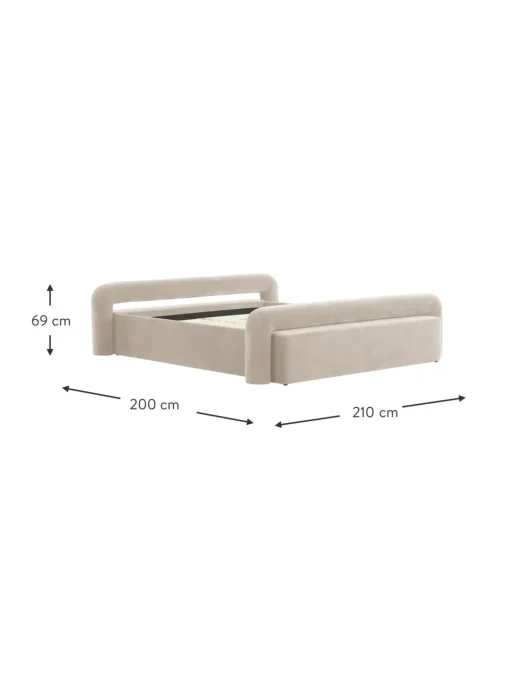 Letto Imbottito Komoro