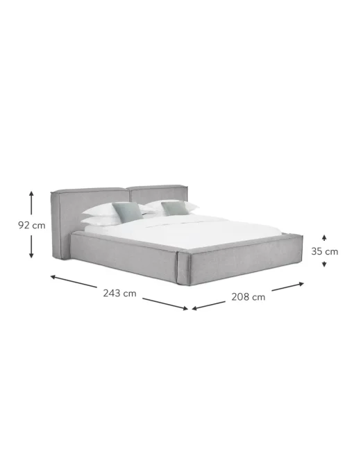 Letto Imbottito Lennon