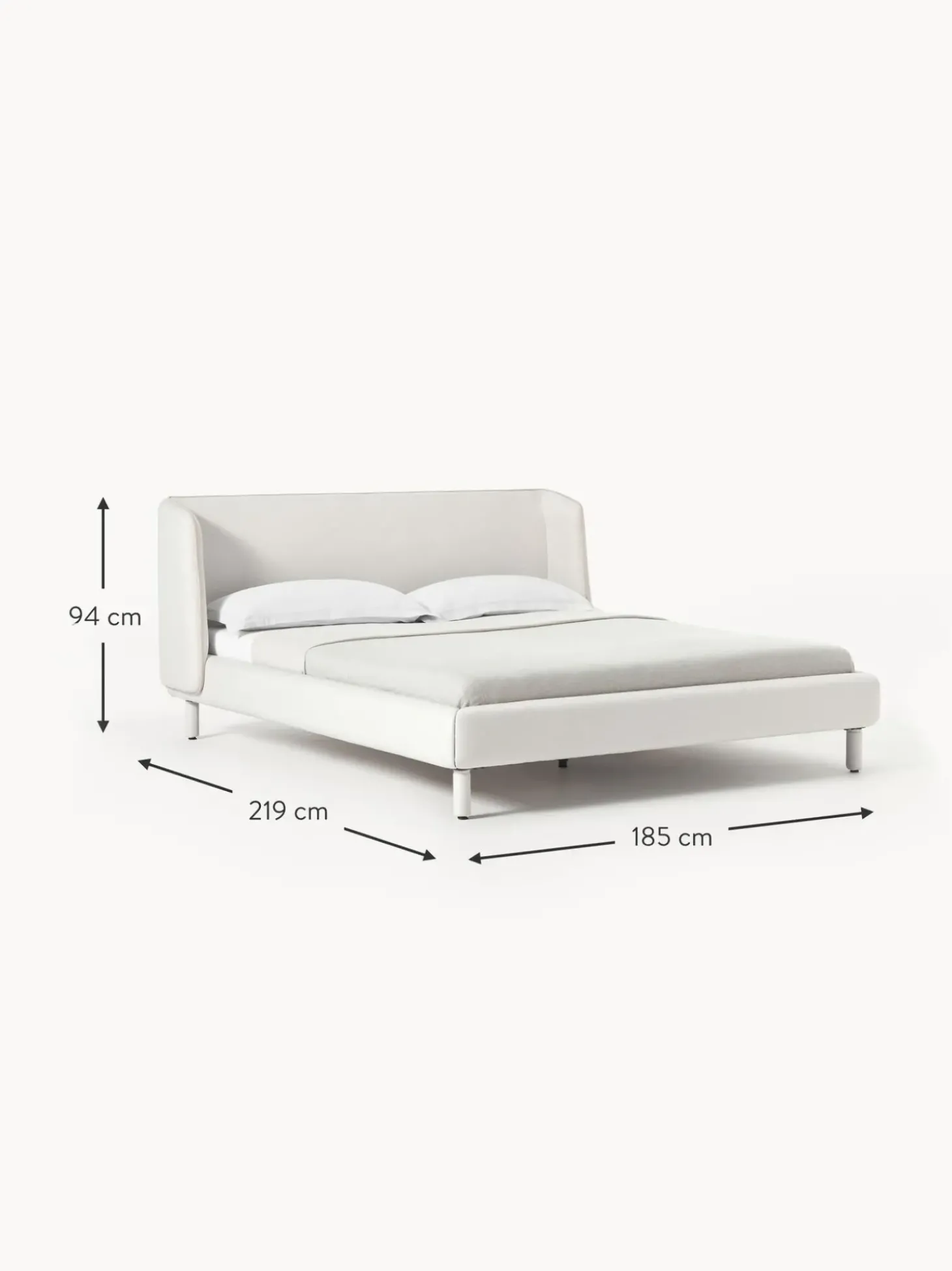 Letto Imbottito Luma