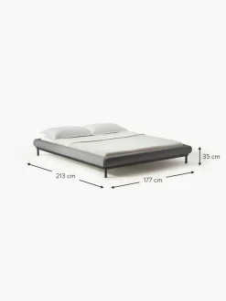 Letto Imbottito Senza Testiera Meya