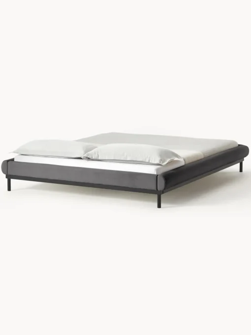 Letto Imbottito Senza Testiera Meya