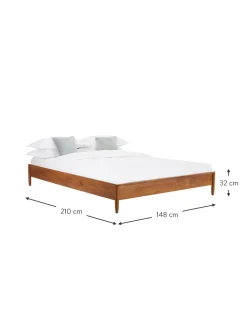Letto In Legno Di Pino Massiccio Windsor