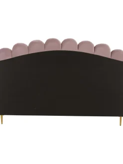 Letto Matrimoniale Imbottito In Velluto Glamour