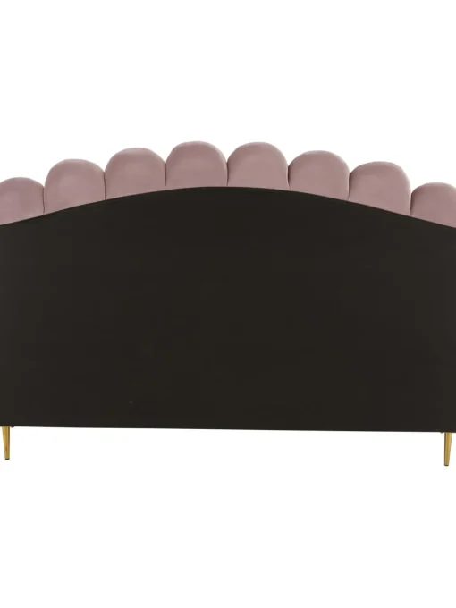 Letto Matrimoniale Imbottito In Velluto Glamour