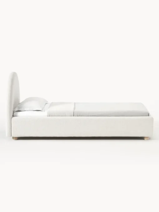 Letto Singolo In Boucle Con Contenitore Ebba