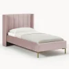 Letto Singolo In Velluto Dusk
