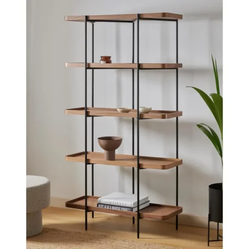 Libreria Grande In Legno Con Struttura In Metallo Renee*Westwing Collection Fashion