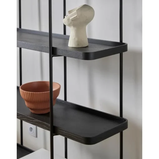 Libreria Grande In Legno Con Struttura In Metallo Renee*Westwing Collection Hot