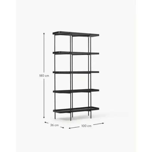 Libreria Grande In Legno Con Struttura In Metallo Renee*Westwing Collection Hot