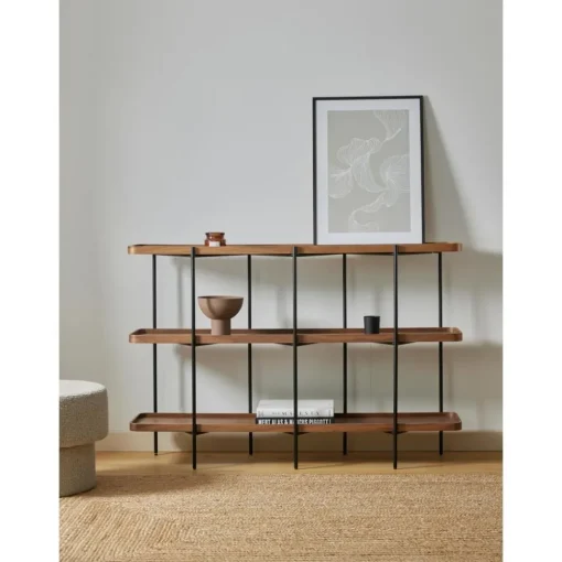 Libreria In Legno Con Struttura In Metallo Renee*Westwing Collection New