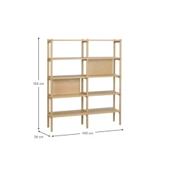 Libreria In Legno Di Quercia Holton*Rowico Clearance