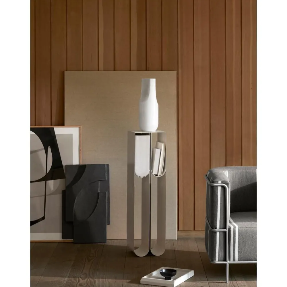 Mensola A Colonna Decorativa In Metallo Curvo*Kristina Dam Fashion