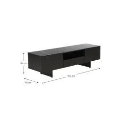 Mobile Tv Basso Con Superficie Effetto Marmo Fiona*Westwing Collection Clearance