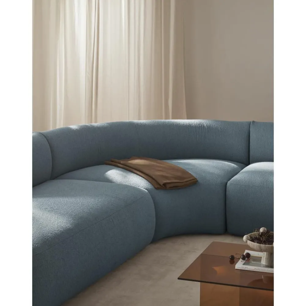 Modulo Angolare Curvo In Boucle Sofia*Westwing Collection Discount