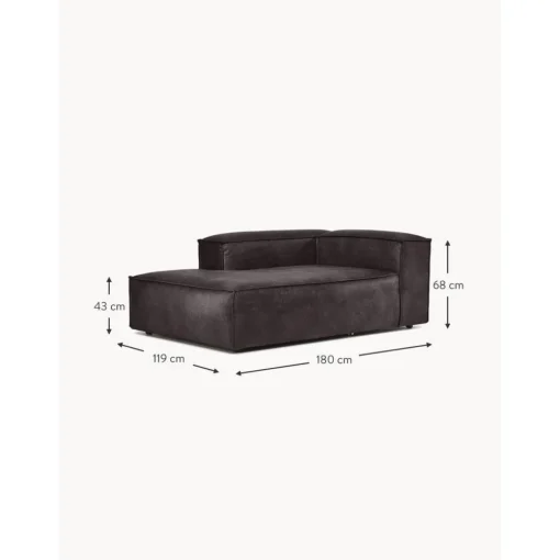 Modulo Angolare In Pelle Riciclata Lennon*Westwing Collection Discount