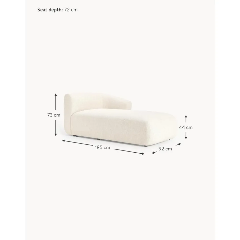 Modulo Angolare In Tessuto Boucle Sofia*Westwing Collection New