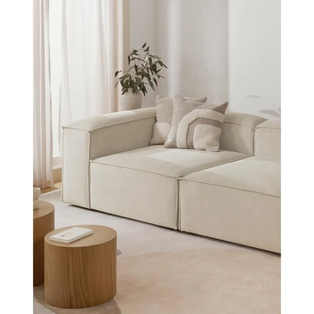 Modulo Angolare In Velluto A Coste Lennon*Westwing Collection New