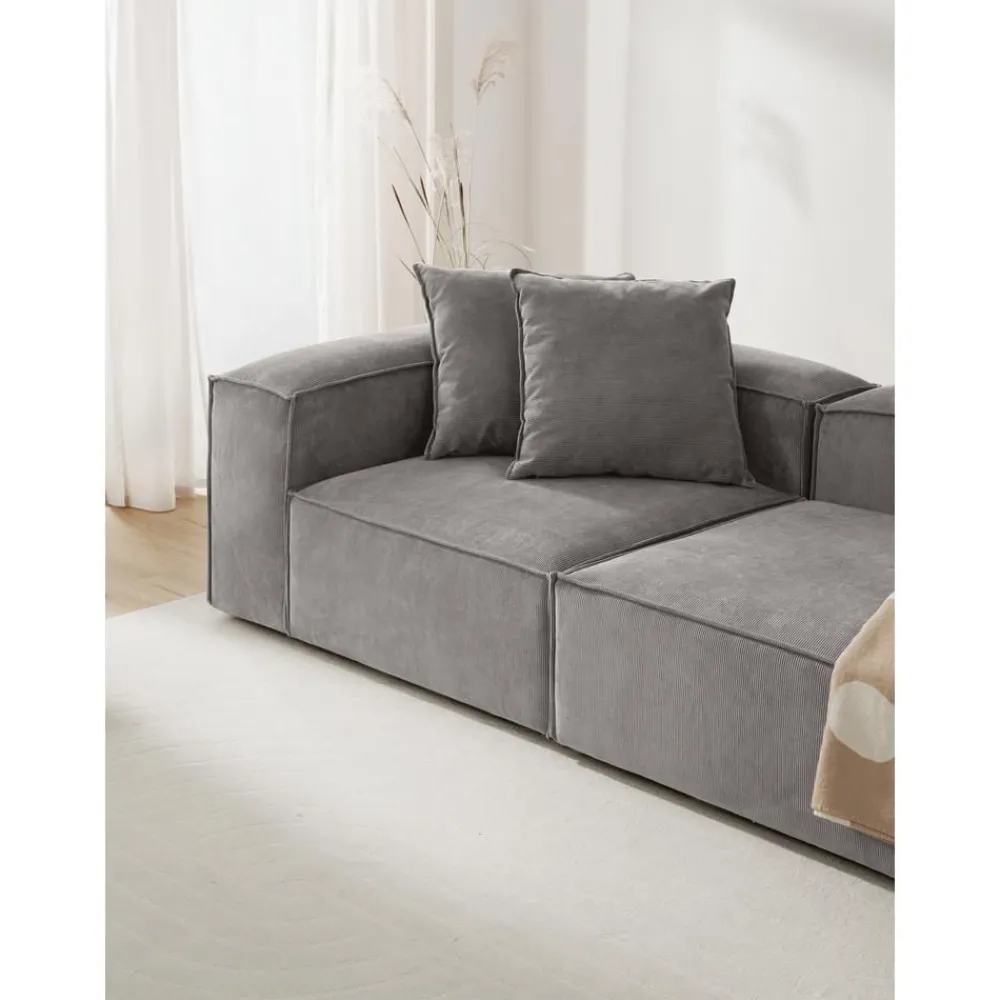 Modulo Angolare In Velluto A Coste Lennon*Westwing Collection Best