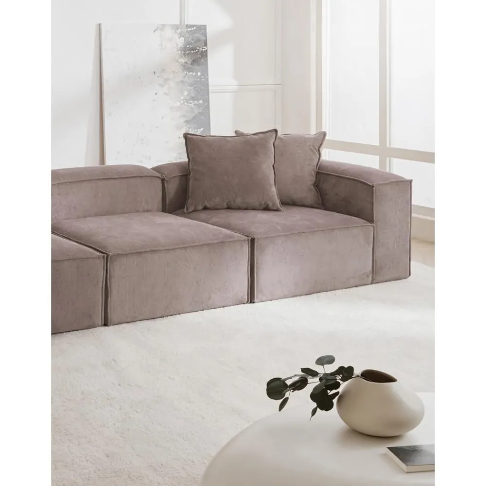 Modulo Angolare In Velluto A Coste Lennon*Westwing Collection Hot