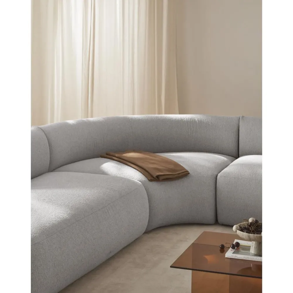 Modulo Angolare Rotondo In Boucle Sofia*Westwing Collection Fashion