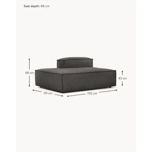 Modulo-Chaise Longue Lennon*Westwing Collection New