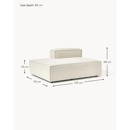 Modulo-Chaise Longue Lennon*Westwing Collection New