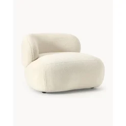 Nierenformiger Loungesessel Alba Aus Teddyfell*Westwing Collection Discount