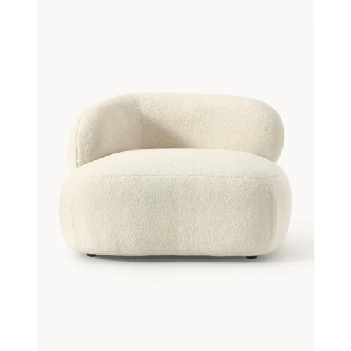 Nierenformiger Loungesessel Alba Aus Teddyfell*Westwing Collection Discount