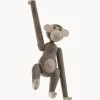 Oggetto Decorativo Di Design In Legno Di Quercia Monkey