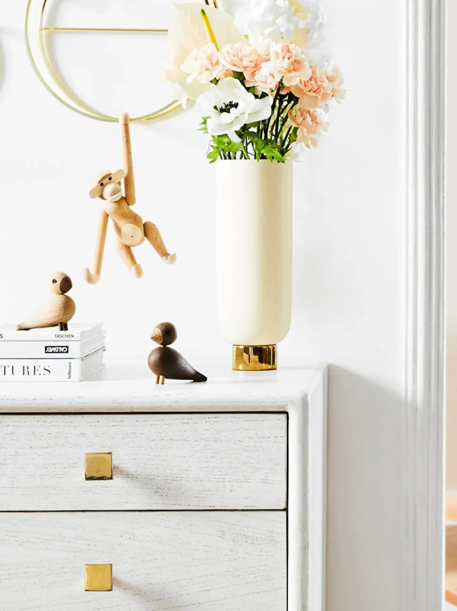 Oggetto Decorativo Di Design In Legno Di Quercia Monkey