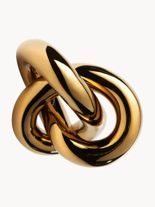 Oggetto Decorativo In Ceramica Knot