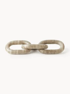 Oggetto Decorativo In Marmo Marrone Milena