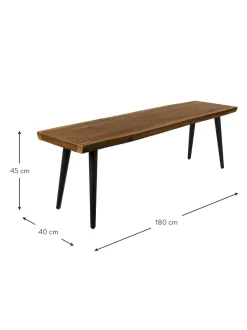 Panca Con Bordo Albero Alagon