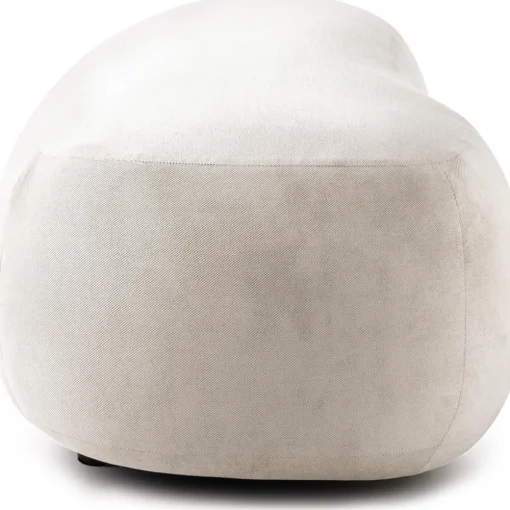 Panca Curva In Tessuto Alba*Westwing Collection Clearance