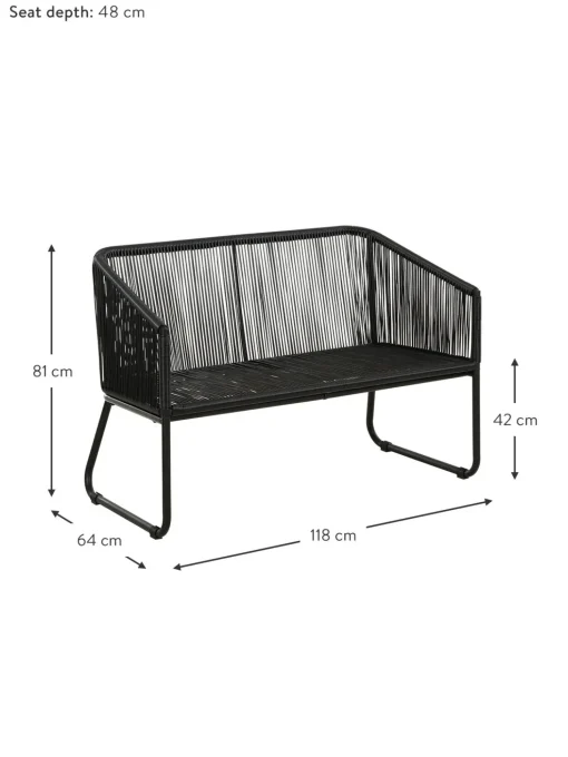 Panca Da Giardino Intrecciata Moa
