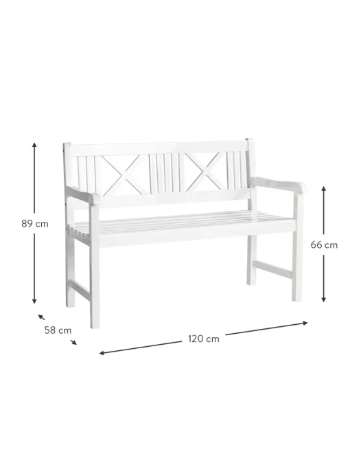 Panca Grande Da Giardino In Legno Rosenborg