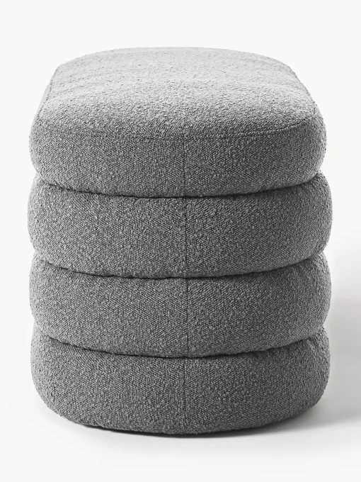 Panca Imbottita In Boucle Alto