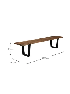 Panca In Legno Di Acacia Aka, In Varie Misure