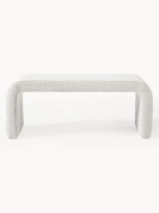 Panca Moderna Imbottita In Boucle Penelope